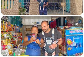 Filho de Bolsonaro visita eleitor do pai em Alagoas