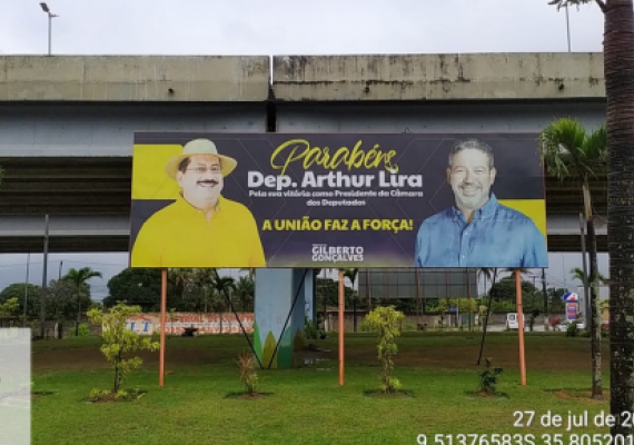 Arthur Lira e Gilberto Gonçalves são denunciados pelo MP Eleitoral por campanha antecipada
