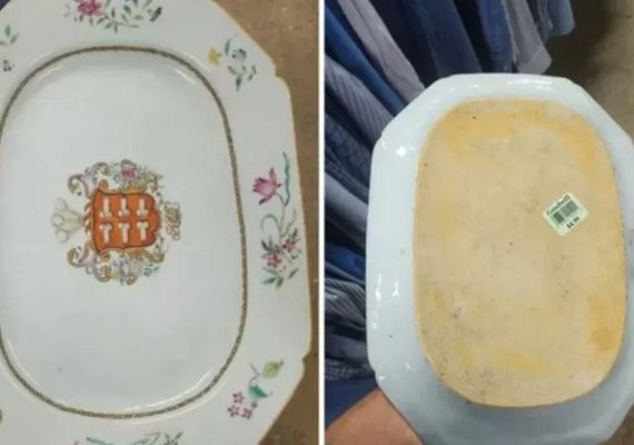 Homem descobre que prato comprado por R$ 30 vale R$ 28 mil; entenda o caso