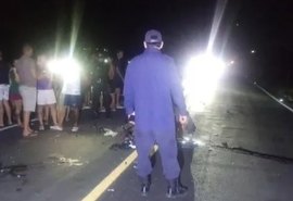 Colisão entre motos deixa uma mulher morta e três feridos em Boca da Mata