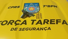 Polícia Militar apreende duas armas de fogo e 336 porções de drogas em ações no Sertão