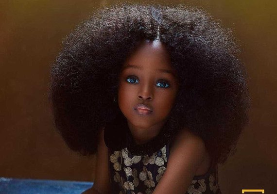 Nigeriana de 5 anos é considerada a menina mais bonita do mundo