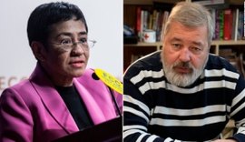 Nobel da Paz 2021 vai para os jornalistas Maria Ressa e Dmitry Muratov por defesa da liberdade de expressão