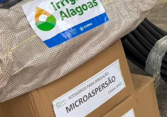 Agricultores do Litoral de AL recebem kits de irrigação para produção no campo
