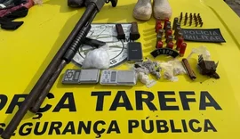 PM apreende drogas e armas em operações realizadas em cidades de AL