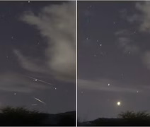 Luzes misteriosas cruzam o céu e intrigam moradores do interior
