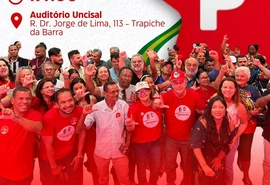 PT Alagoas empossa nova direção estadual e municipal neste sábado (6)