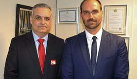 Alfredo Gaspar tem reunião com Eduardo Bolsonaro