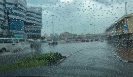 Semarth emite alerta de chuva com risco de alagamentos e deslizamentos para três regiões de Alagoas