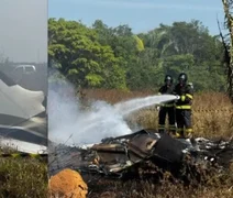 Avião cai em área de fazenda e deixa três mortos no Mato Grosso
