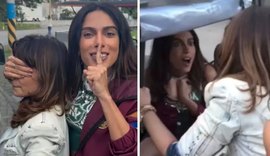 Anitta se surpreende ao não ser reconhecida por atriz