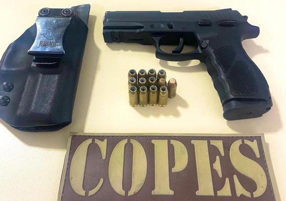 Polícia Militar prende homem com arma de fogo em Piranhas