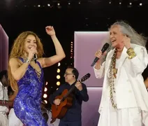 Shakira agradece participação de Maria Bethânia após show em Copacabana