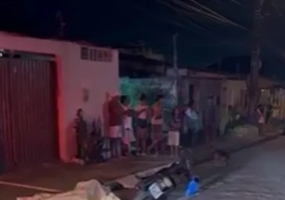 Dupla é morta a tiros em via conhecida como “Rua do Inferninho”, em Maceió