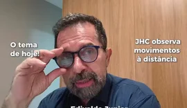 Vídeo: JHC observa à distância os movimentos em Alagoas