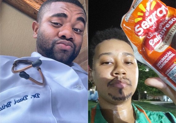 Vídeo: De jaleco e ao som de 'Calma, Calabreso', estudante ganha concurso de sósia de Davi Brito