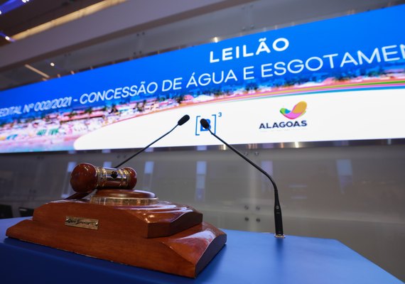 Governo de Alagoas anuncia que leilões do saneamento garantem R$ 9 bilhões para o estado