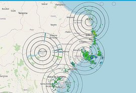 Radar da Ufal emite alerta de perigo potencial por causa das chuvas