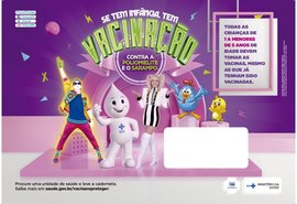 Vacinação contra sarampo e polio começa na segunda-feira