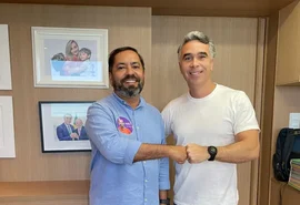 Brito recebe presidente do PT em Maceió para alinhar estratégias de campanha
