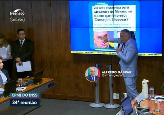 Relator da CPMI do INSS cobra explicações de Moraes sobre relação com Vorcaro