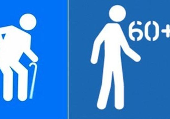 Lei determina mudança de imagens representando idosos em placas e similares