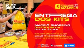Entrega de kits da Corrida Maio Amarelo começa nesta quinta