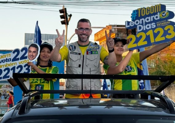 Leonardo Dias reúne apoiadores da Direita no Jacintinho