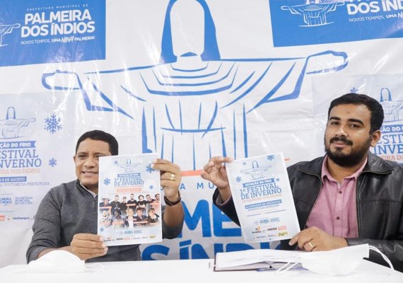Palmeira dos Índios terá segunda edição do Festival de Inverno