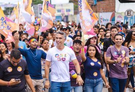 Rafael Brito encerra campanha com manifestações de apoio em todo o estado e grande carreata
