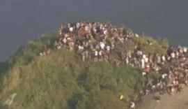 Operação policial deixa visitantes 'ilhados' em cartão-postal do Rio