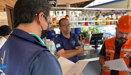 Barraca de praia na Jatiúca é interditada por risco de colapso estrutural