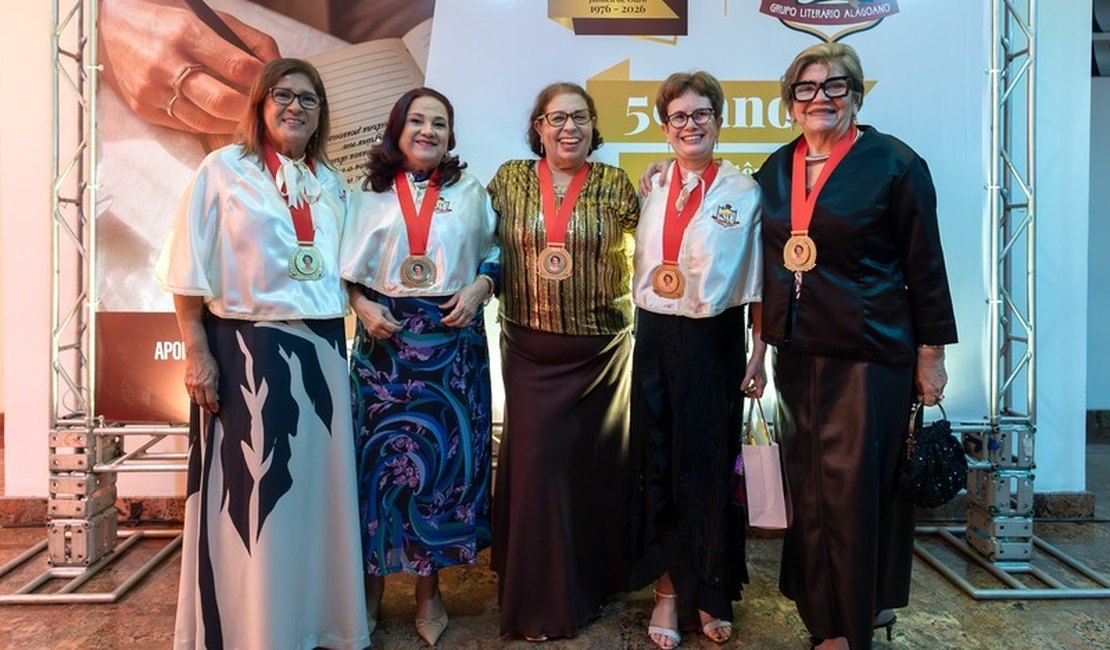 Grupo Literário Alagoano celebra 50 anos com programação histórica e protagonismo feminino na cultura