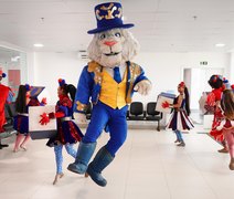 Artistas do Circo Kroner promovem alegria e incentivam doação de sangue em Alagoas