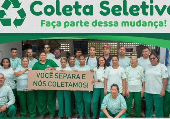 Campanha reforça serviços da coleta seletiva em Maceió