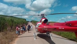 Aeronave do Samu Alagoas é acionada após colisão em Porto Calvo