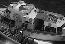 Navio ligado a gangue equatoriana é afundado pelos EUA no Pacífico