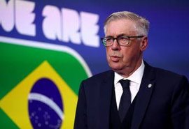 Ancelotti deixa concentração após eliminação do Brasil na Copa