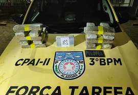 Homem se apresenta como militar do Exército, mas é preso transportando mais de 14kg de drogas