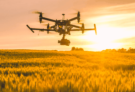 54% dos agricultores pretendem investir em drones neste ano
