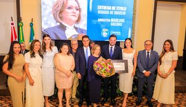Marluce Caldas, ministra do STJ, recebe título de Cidadã Honorária de Maceió