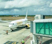 Número de assentos em voos internacionais cresce 134% em Alagoas