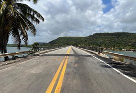 DER restaura cabeceira da ponte sobre o Rio São Miguel em Roteiro