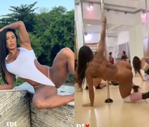 Maiô cavado de Gracyanne Barbosa volta a chamar atenção em TBT