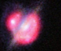 Astrônomos detectam colisão de duas galáxias