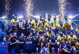 Seleção masculina bate Alemanha de virada na Liga das Nações de vôlei