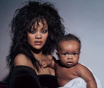 Rihanna fala sobre maternidade e posa pela primeira vez com filho para revista; confira fotos