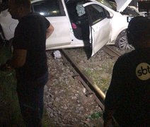 Vídeo: paraense fica ferido após colisão de carro com VLT