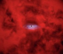 Webb detecta “ponto vermelho” com raios X e pode revelar origem de buracos negros gigantes