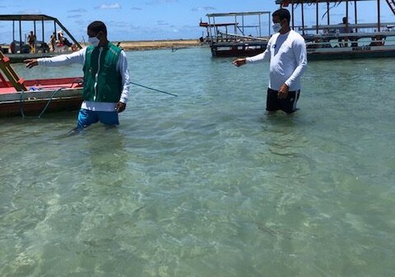 Fiscalização nas piscinas de Porto de Pedras é intensificada pela secretaria do Meio Ambiente